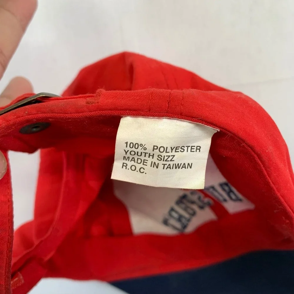 Vintage FUBU Sport Baseball Cap Hat Red Blue Youth‎ Size Adjustable